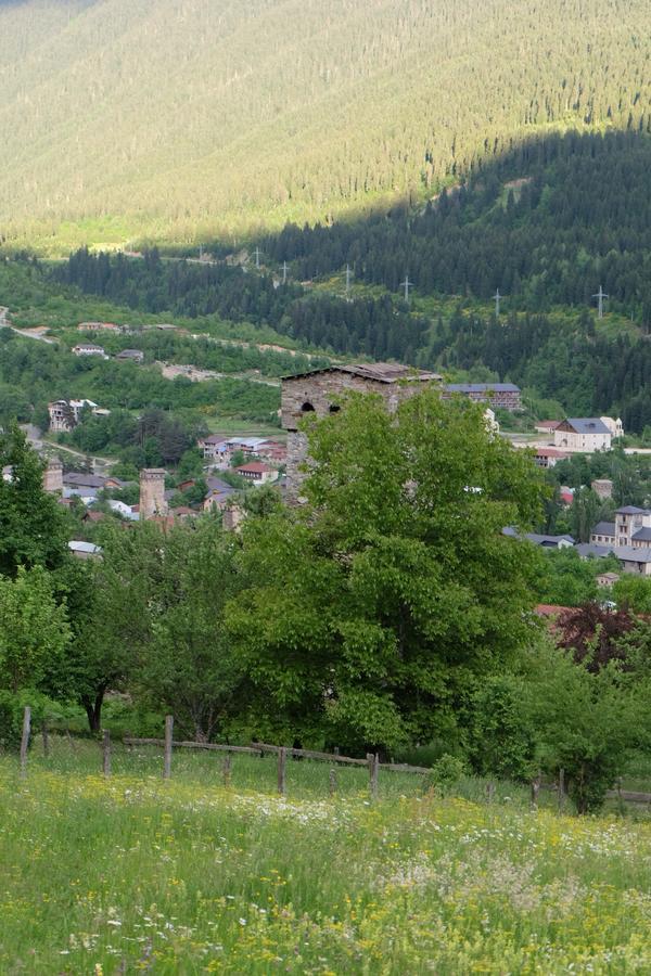 Valodia Guest House In Mestia Bagian luar foto